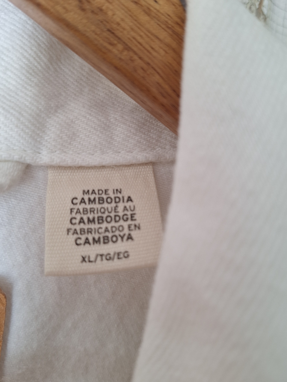 Levi's White Denim Trucker Jacket - Men's Women's, Thick Cotton XL - Picture 6 of 6